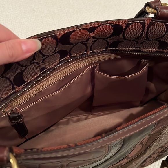 Coach Purse 14” width by 8” height. Like New - Picture 3 of 6